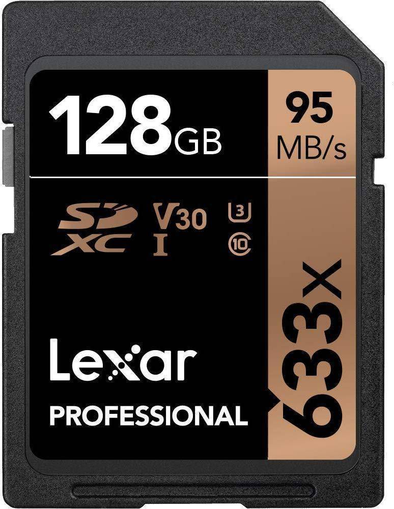 Lexar Professional 633x 128 GB SDXC UHS-I SD Card zoom image