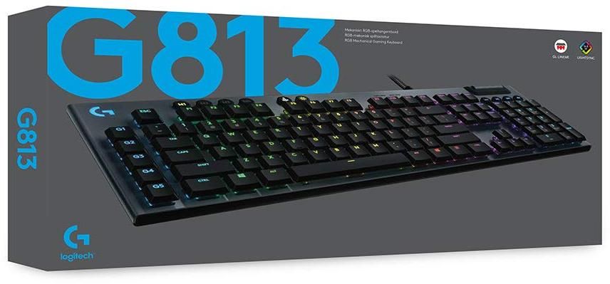 Logitech G813 Lightsync Rgb Mechanical Gaming Keyboard zoom image