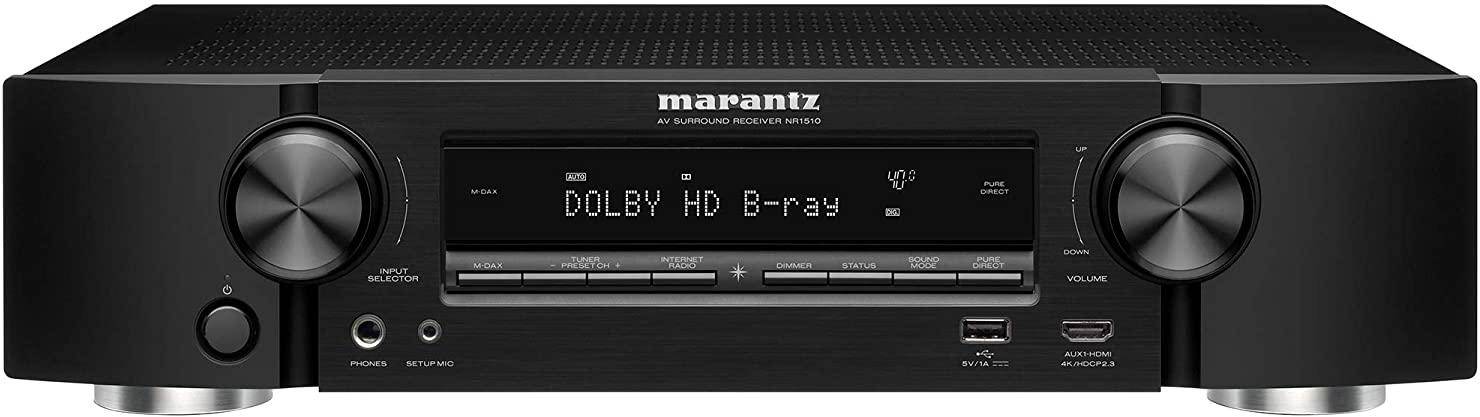 Marantz NR-1510 5.2-Channel 4K Ultra HD AV Receiver with HEOS  zoom image