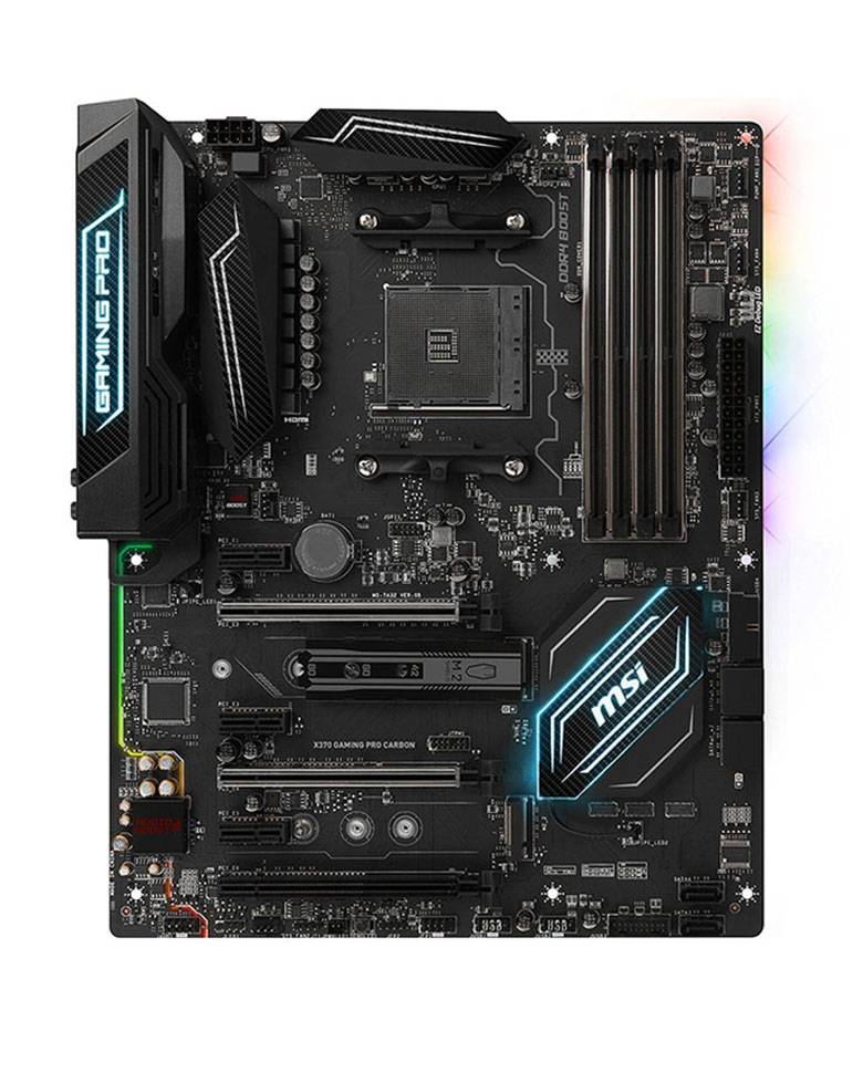 Msi Amd X370 Gaming Pro Carbon Motherboard zoom image