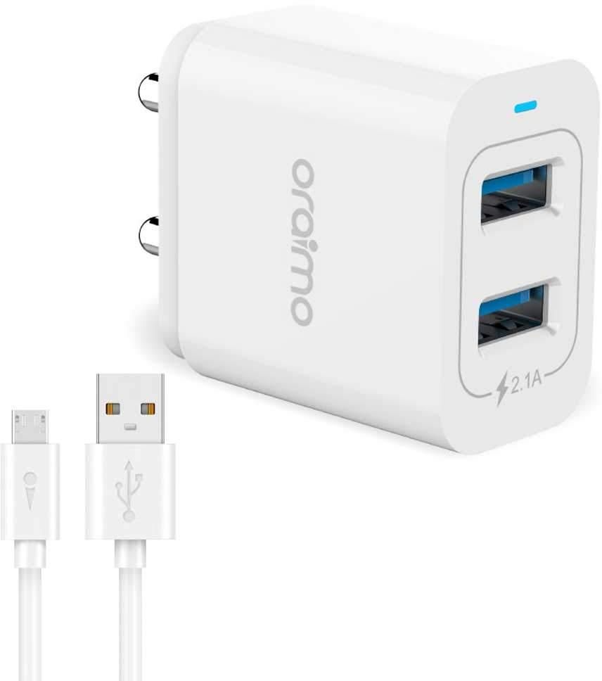oraimo Firefly Dual USB Fast Wall Charger zoom image