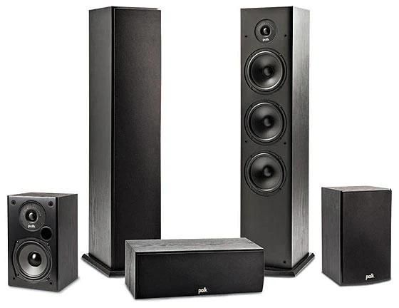 Polk Audio Fusion T50 Tower Speaker Set with Dolby Atmos Speaker Package zoom image