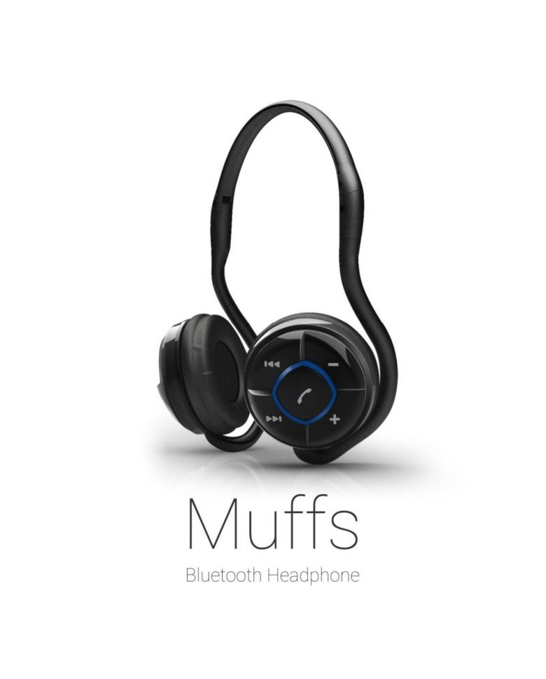 Portronics Muffs Wireless Bluetooth Headset (BSH10) zoom image