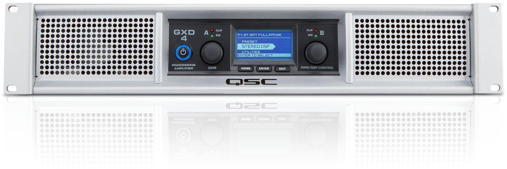 QSC GXD4 Professional Power Amplifier With High Peak Output Power zoom image