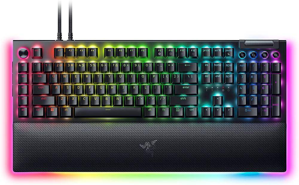 Razer BlackWidow V4 Pro - (Green Switch) Mechanical Gaming Keyboard with Razer Chroma™ RGB. zoom image