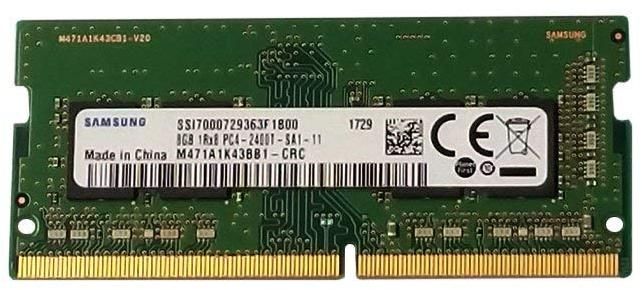Samsung 8GB (8GBx1) 2400MHz DDR4 SODIMM Laptop Memory (M471A1K43BB1-CRC) zoom image