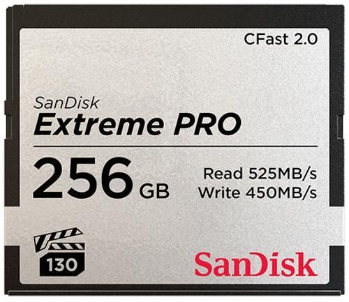 Sandisk Extreme PRO 256Gb CFast 2.0 Memory Card zoom image