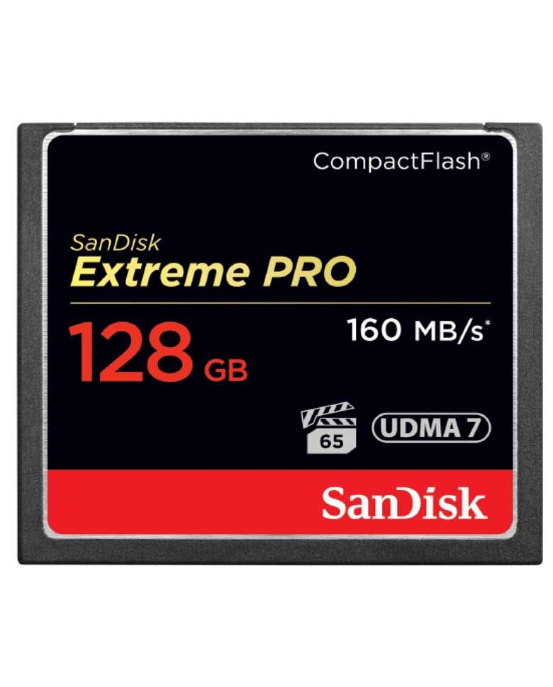 Sandisk Extreme Pro 128GB Compact Flash Memory Card (SDCFXPS-128G-X46) zoom image