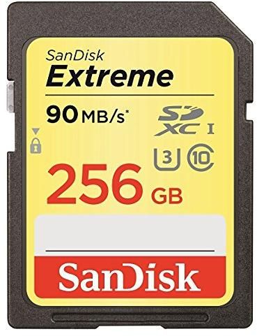 SanDisk Extreme 256GB Class 10 Memory Card zoom image