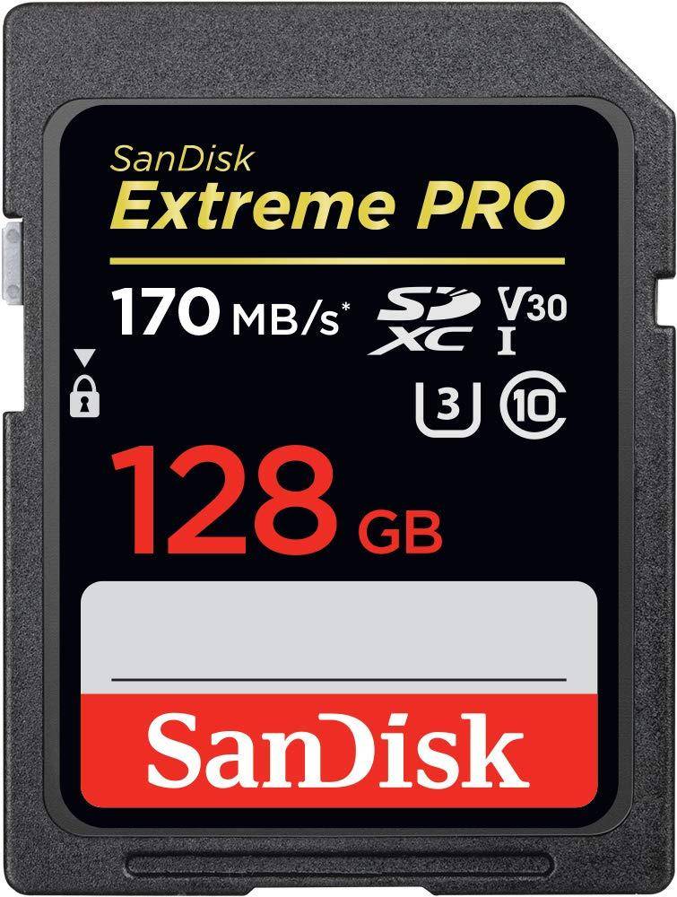 Sandisk Extreme Pro 128 GB Memory Card (SDSDXXY-128G-GN4IN) zoom image