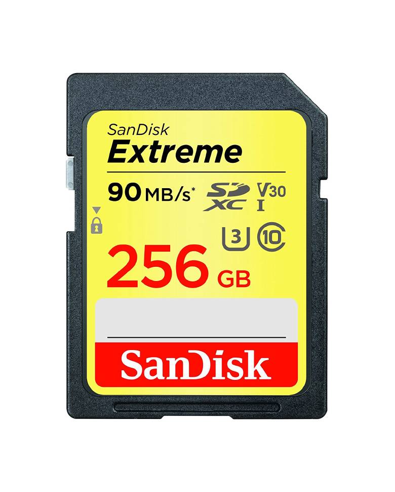 SanDisk 256GB Extreme  SDXC  UHS-I 90MB/s MEMORY CARD (SDSDXVF-256G-GNCIN) zoom image