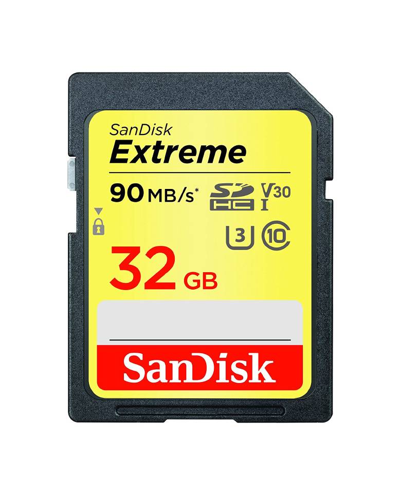 SanDisk Extreme SDHC 32GB UHS-I 90MB/s MEMORY CARD zoom image