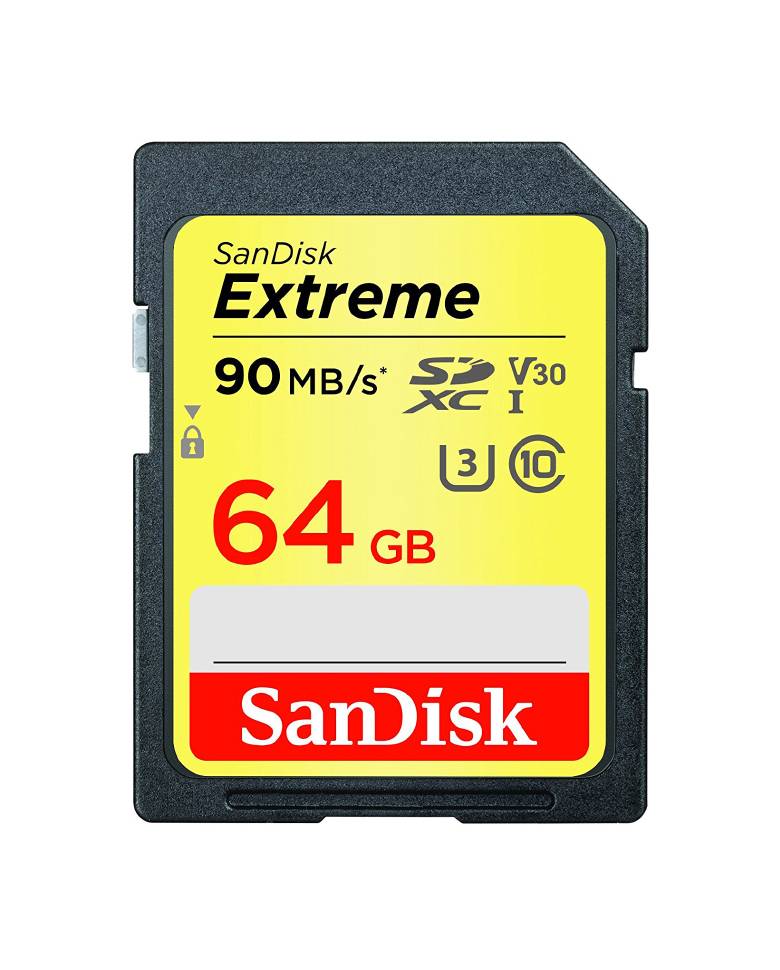 SanDisk Extreme SDXC 64GB UHS-I 90MB/s MEMORY CARD zoom image