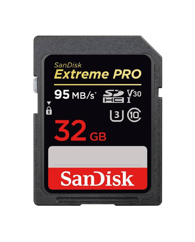 SanDisk Extreme Pro 32GB Class 10 UHS-I SDXC Memory Card  zoom image