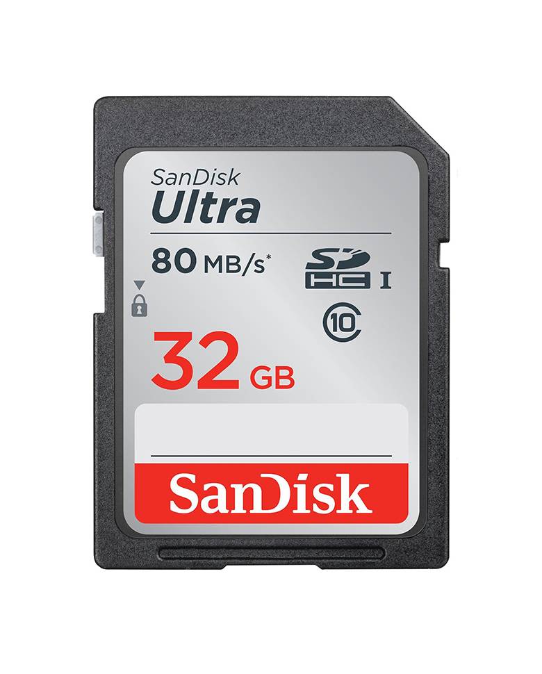 SanDisk Ultra 32GB Class 10 SDHC UHS-I Memory Card zoom image