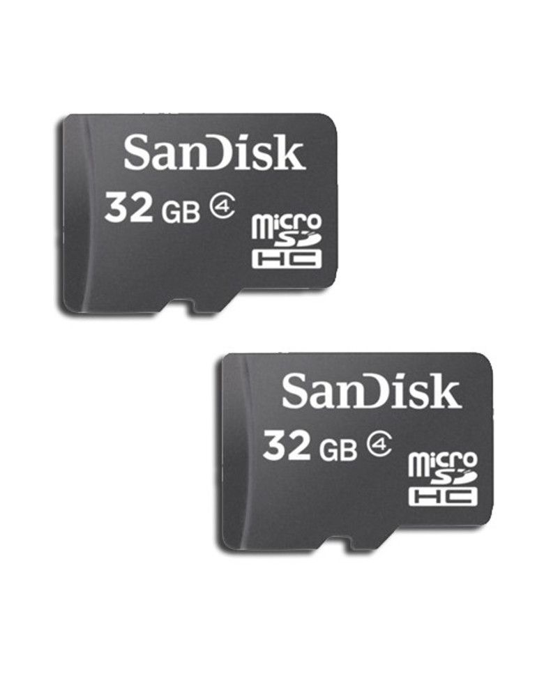 Sandisk 32 Gb Class 4 Micro Sd Memory Card(Combo Of 2 pcs) zoom image
