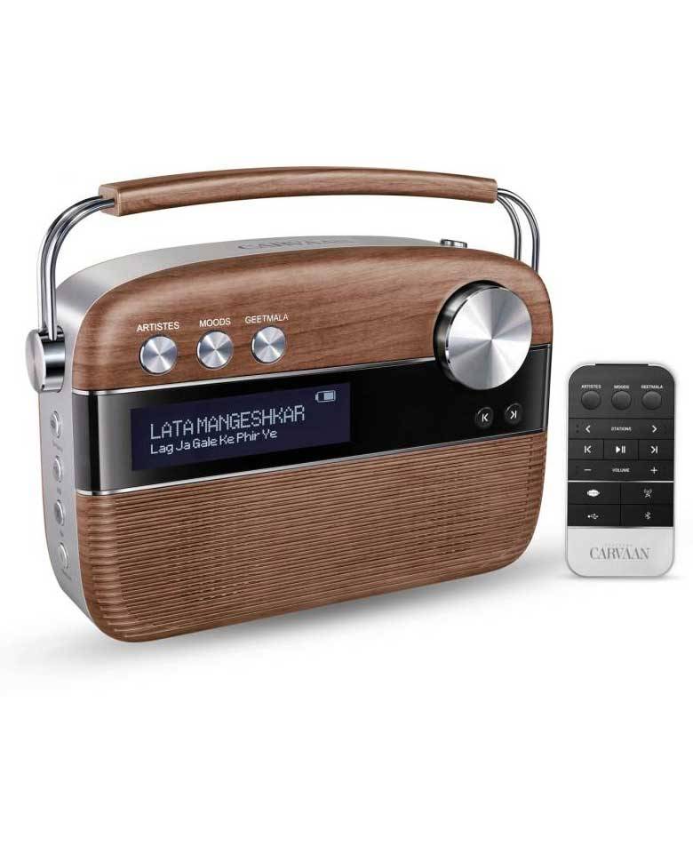Saregama Carvaan Bluetooth Speaker with FM Radio (With Remote, Hindi) zoom image