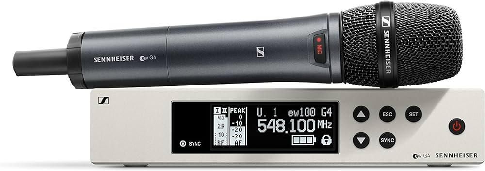 Sennheiser EW 100 G4-945-S-A1 wireless microphone system for singers and presenters zoom image