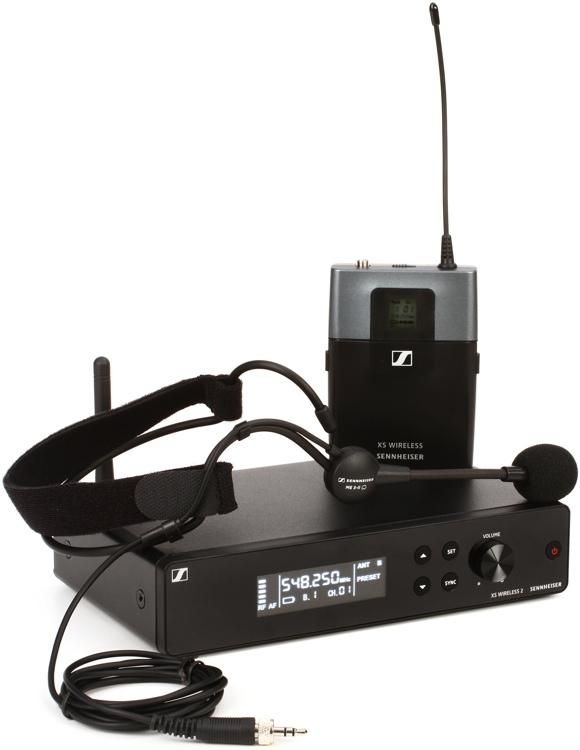 Sennheiser XSW 2-ME3-A Wireless Headset Microphone Set With External Antenna Included zoom image