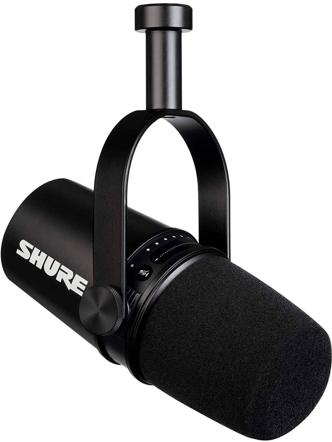 Shure MV7 USB Dynamic Podcasting Microphone zoom image