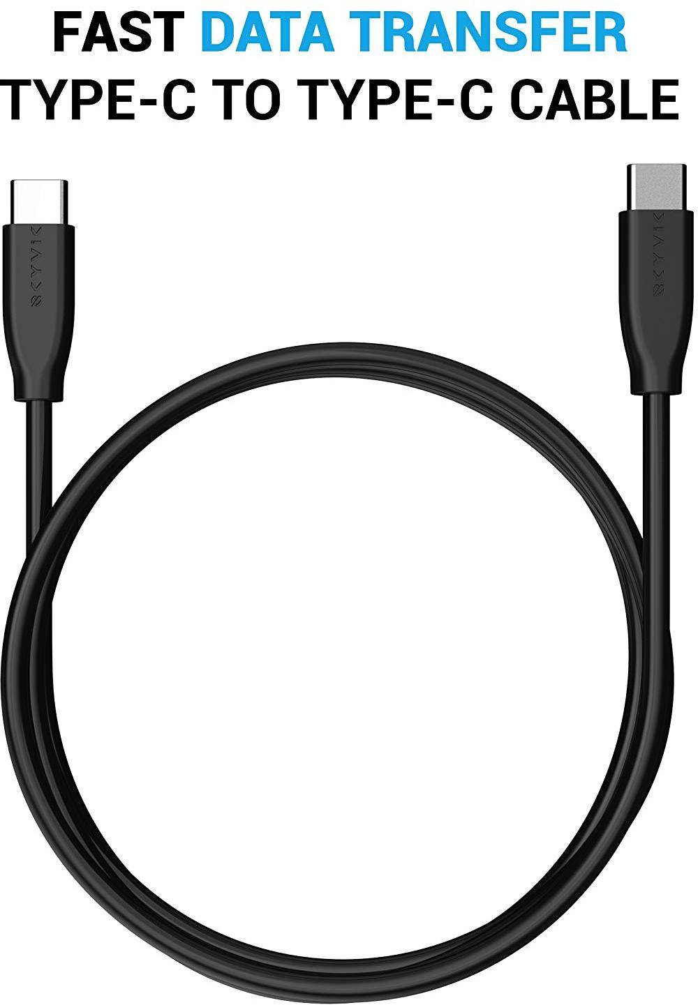 SKYVIK 1.5m USB  Type C to C Cable for USB Type-C Devices zoom image