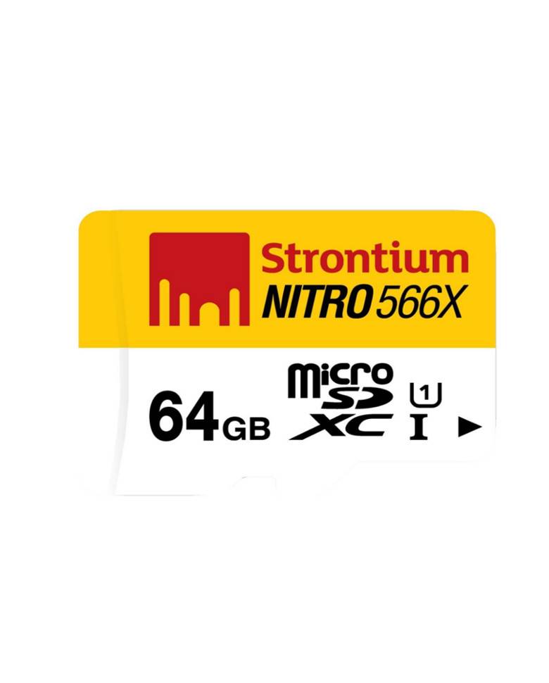 Strontium Nitro 64GB 85MB/s UHS-1 Class 10 MicroSDXC Memory Card (SRN64GTFU1R) zoom image
