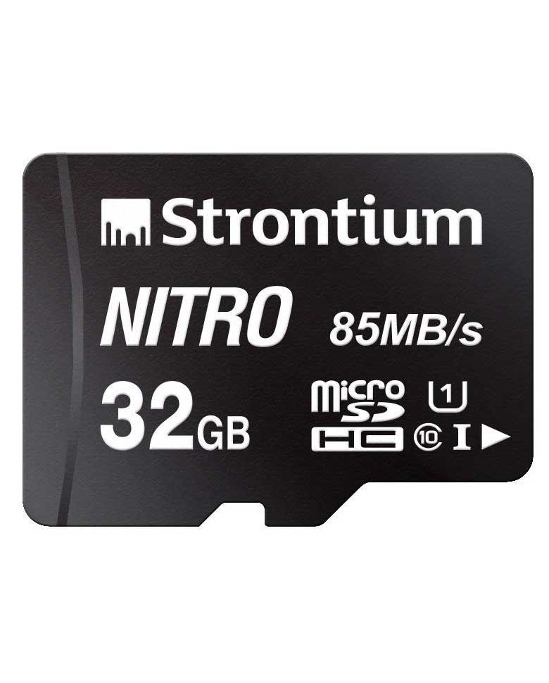 Strontium Nitro 32GB Class 10 UHS-I MicroSDHC Memory Card zoom image