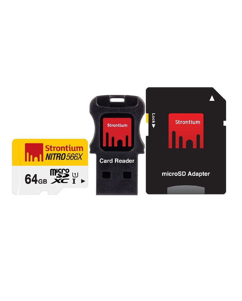 Strontium Nitro 566x 64 GB UHS-1 Memory Card With Card Reader zoom image