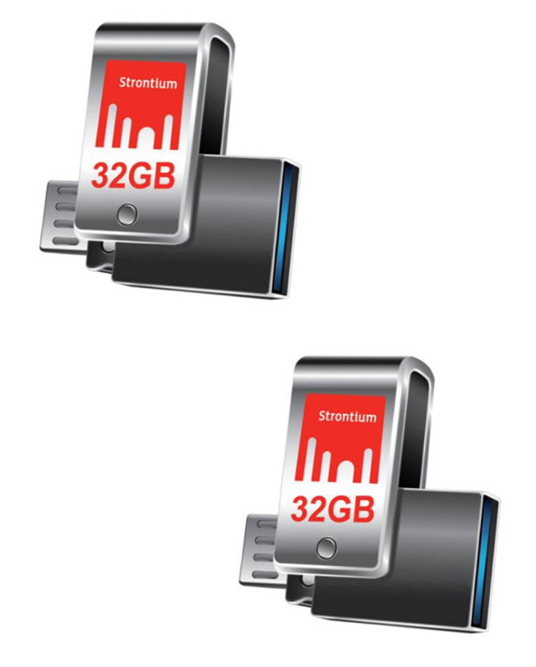 Strontium Nitro Plus 32GB USB 3.0 OTG Pen Drive Combo (2 Pcs) zoom image