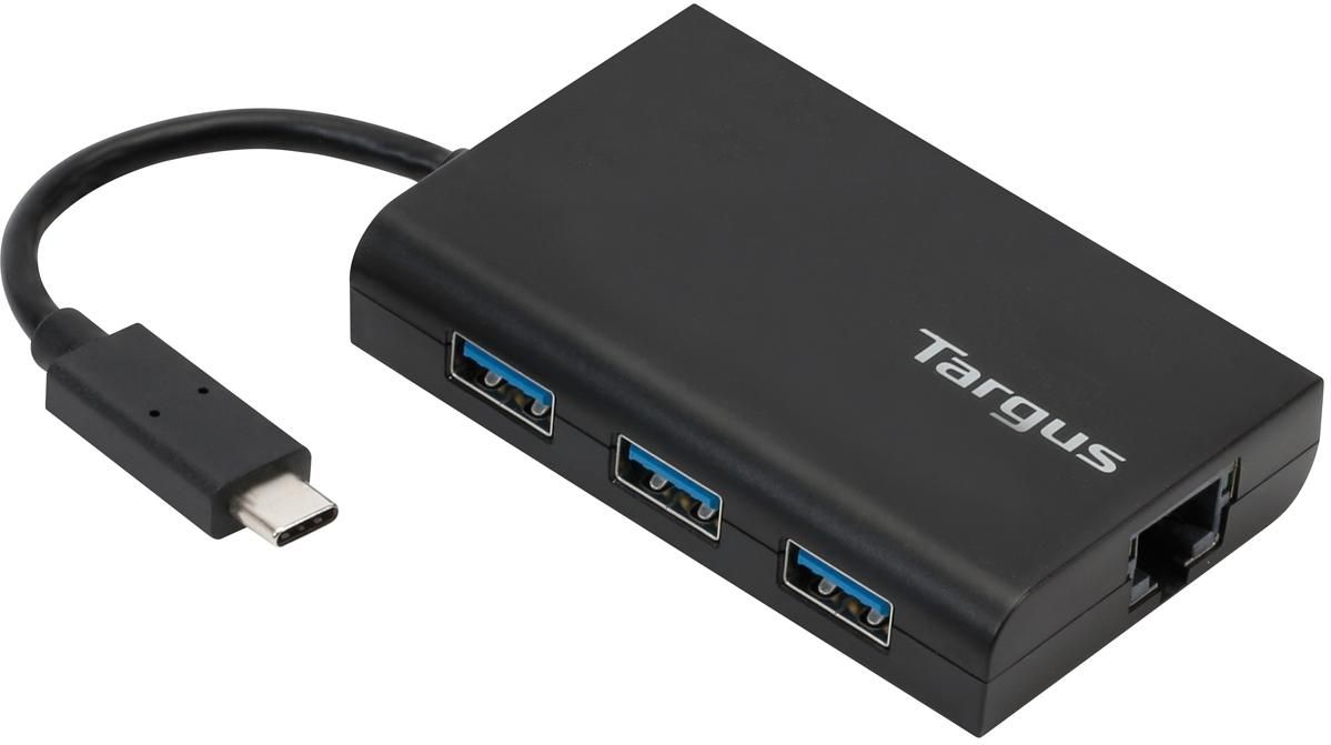 Targus USB Type-C Hub With Gigabit Ethernet and 3 USB 3.0 Ports zoom image