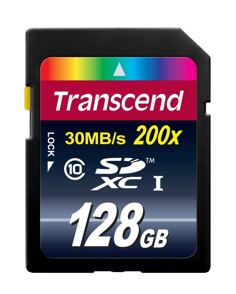 Transcend 128GB SDXC/SDHC Class 10 Memory Card  zoom image