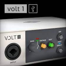 Universal Audio Volt 1 USB-C Audio Interface With Class-Leading 24-bit/192 kHz Audio Conversion zoom image