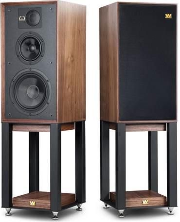 Wharfedale Linton Heritage 3-Way Standmount Bookshelf Speakers with Stand zoom image