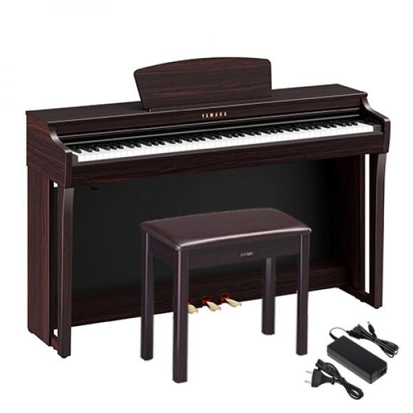 Yamaha Clavinova CLP-725 Digital Upright Piano With Bench zoom image
