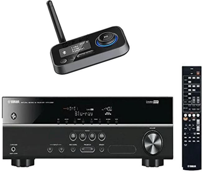 Yamaha AVR HTR-2071 Audio-Video Receiver 5.1 Ch, 4K Ultra HD With Adv. Bluetooth zoom image