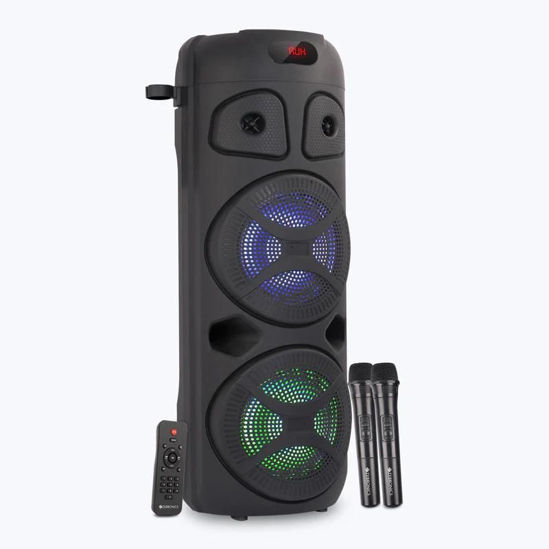 Zebronics ZEB-451 Moving Monster 2X8L Remote Control Trolley Speaker With AUX Cable Support zoom image