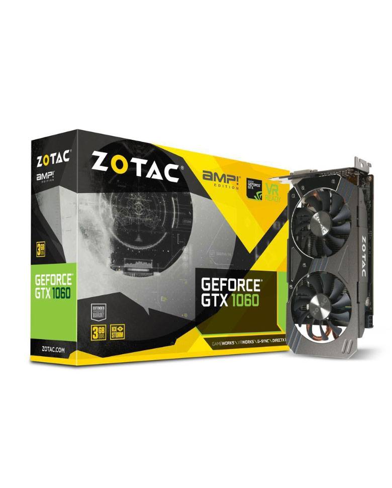 ZOTAC GeForce GTX 1060 3GB AMP Edition Graphic card zoom image