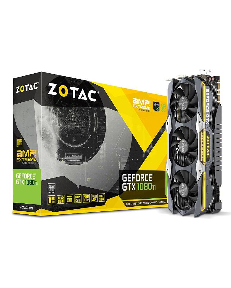 ZOTAC GeForce® GTX 1080 Ti 11GB AMP Extreme Core Edition Graphic card zoom image